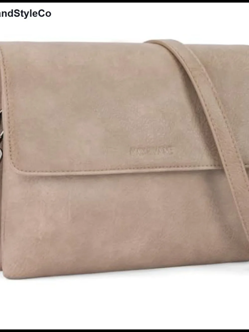 Vegan Leather Crossbody Bag Women RFID Slots Adjustable Strap